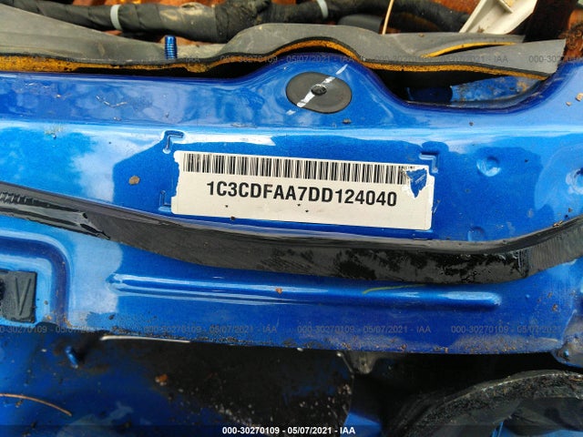 2013 DODGE DART SE VIN: 1C3CDFAA7DD124040