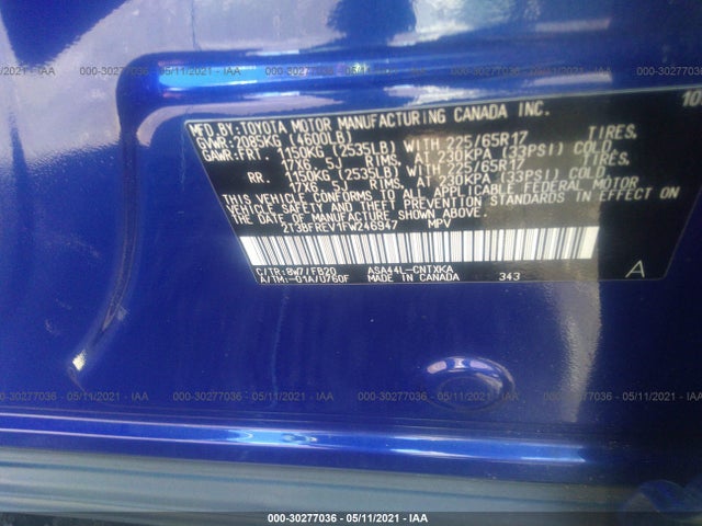 Toyota RAV4 LE 2015 2T3BFREV1FW246947 Image 9