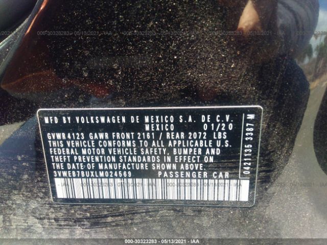 2020 VOLKSWAGEN JETTA 3VWEB7BUXLM024569 Photo 8