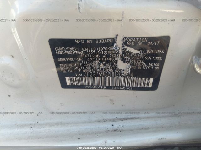 JF2GPABC2HH266514 Subaru Crosstrek Premium