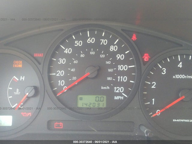 2007 SUBARU IMPREZA SEDAN I VIN: JF1GD61627G510186