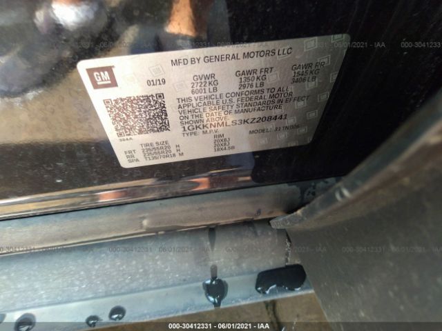 1GKKNMLS3KZ208441 GMC ACADIA SLT