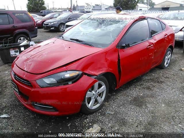 Dodge DART SXT 2016 1C3CDFBB6GD652728 Image 2