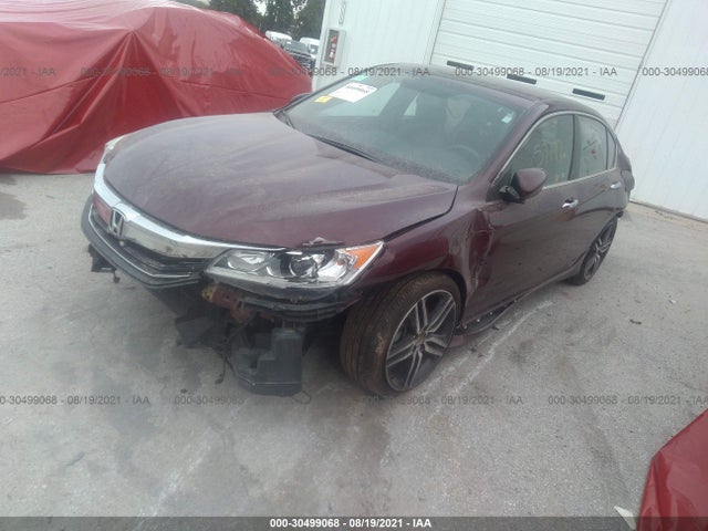 2017 HONDA ACCORD SEDAN SPORT SE VIN: 1HGCR2F14HA151493