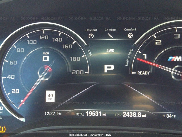 2019 BMW M5, VIN: WBSJF0C5XKB446621