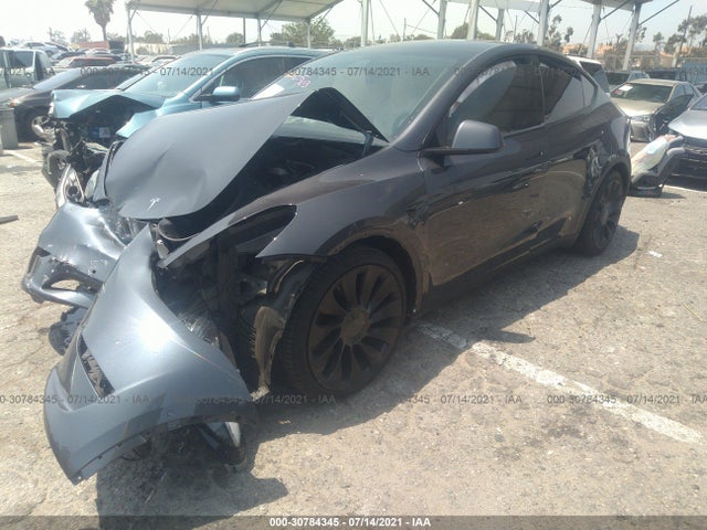 2021 TESLA MODEL Y PERFORMANCE VIN: 5YJYGDEF0MF098988