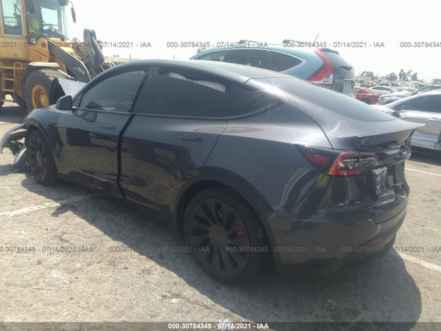 2021 TESLA MODEL Y PERFORMANCE VIN: 5YJYGDEF0MF098988