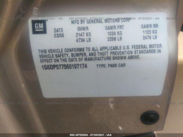 2006 CADILLAC CTS 1G6DP577560197174 Photo 8