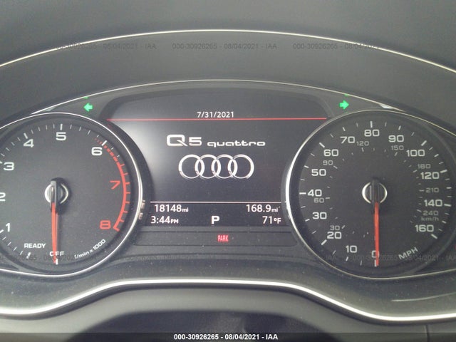 2019 Audi Q5, VIN: WA1ANAFY5K2073908