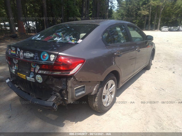 2013 HONDA CIVIC SDN LX VIN: 2HGFB2F52DH556204