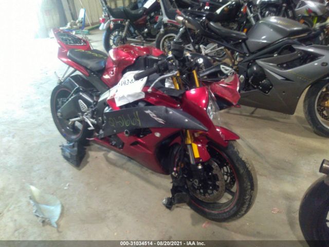 2007 YAMAHA YZFR6 L VIN: JYARJ12E77A015386