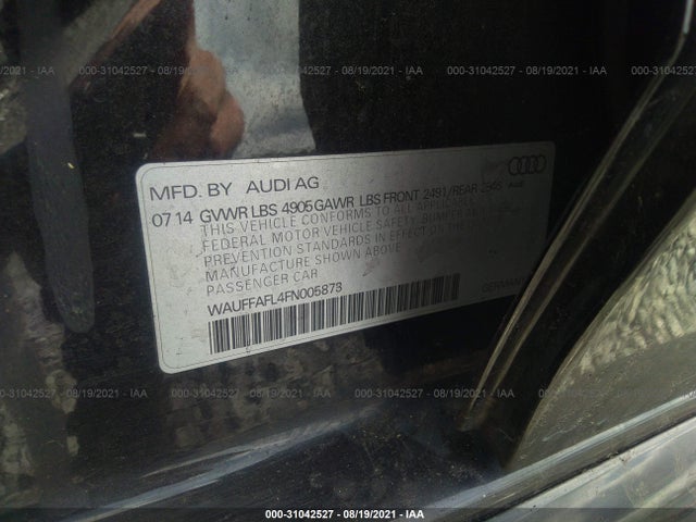 WAUFFAFL4FN005873 Audi A4 Premium Plus