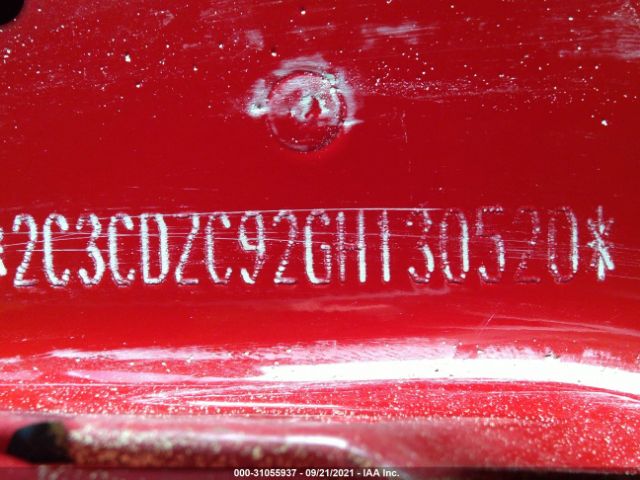 2C3CDZC92GH130520 Dodge Challenger