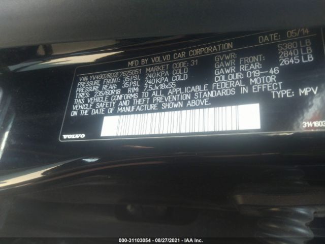 YV4902RD2F2625051 Volvo Xc60 T6 Platinum