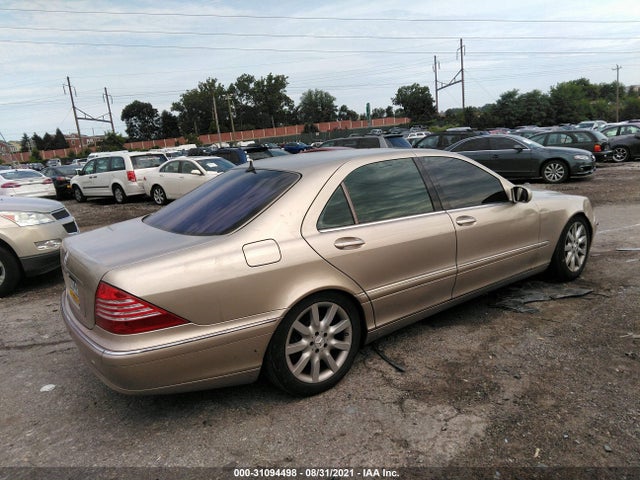 2002 MERCEDES-BENZ S-CLASS 4.3L VIN: WDBNG70J12A268084