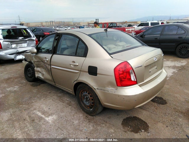 2007 HYUNDAI ACCENT GLS VIN: KMHCN46C67U101520