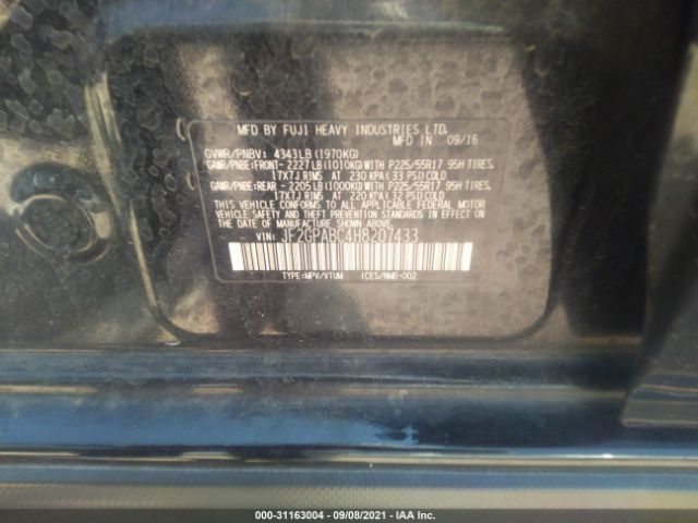 JF2GPABC4H8207433 Subaru Crosstrek Premium