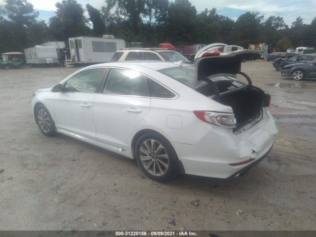 2016 HYUNDAI SONATA 2.4L SPORT VIN: 5NPE34AF6GH417644
