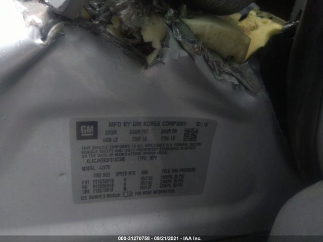 KL4CJHSB3FB147346 Buick Encore Premium
