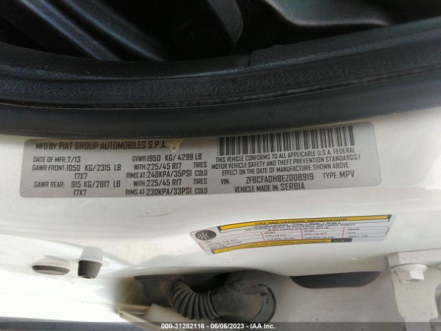 ZFBCFADH8EZ008919 Fiat 500L TREKKING