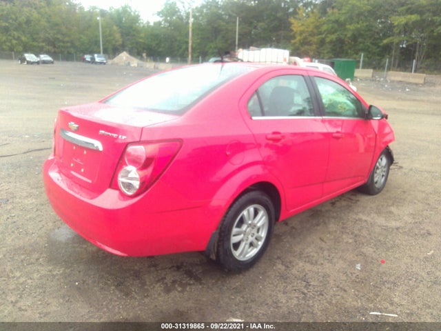 Chevrolet Sonic Lt Auto 2014 1G1JC5SGXE4116477 Image 4