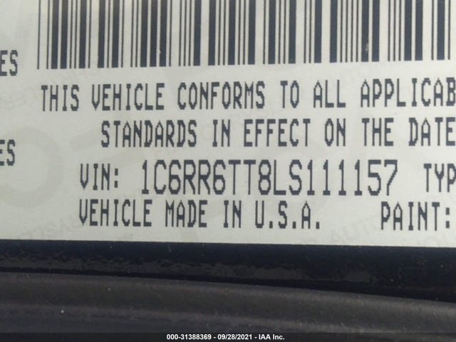 RAM 2020 2020 1C6RR6TT8LS111157 Image 9