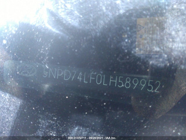 Hyundai ELANTRA SE 2020 5NPD74LF0LH589952 Image 9