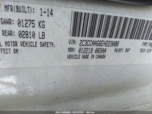 2C3CCAAG6EH223088 Chrysler 300