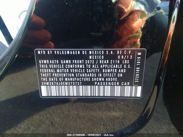 3VW2K7AJ0EM373737 Volkswagen Jetta 2.0l S