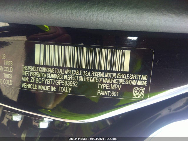 ZFBCFYBT7GP503952 Fiat 500x Easy
