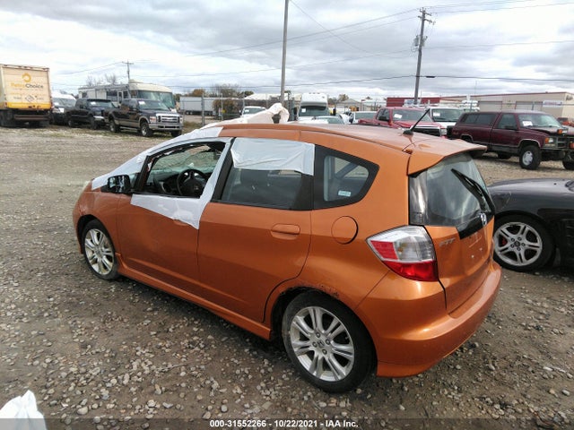 2009 HONDA FIT SPORT VIN: JHMGE88419S072511