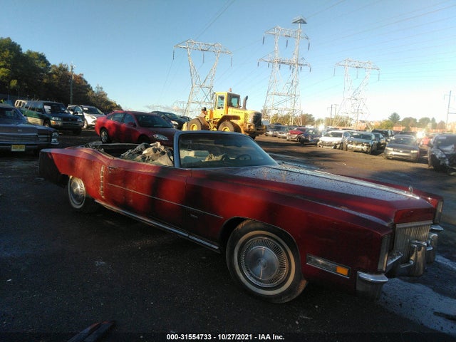 1971 CADILLAC CONVERTIBLE VIN: 0000693671Q424594