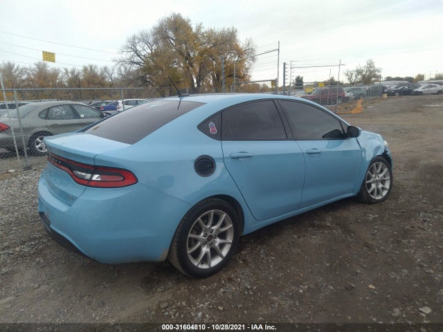2013 DODGE DART SXT VIN: 1C3CDFBA0DD200938
