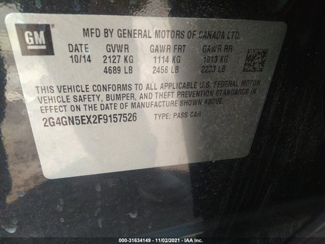 2015 Buick Regal, VIN: 2G4GN5EX2F9157526