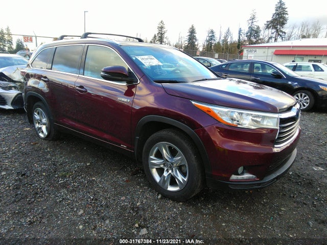 2016 Toyota Highlander, VIN: 5TDDCRFHXGS019513
