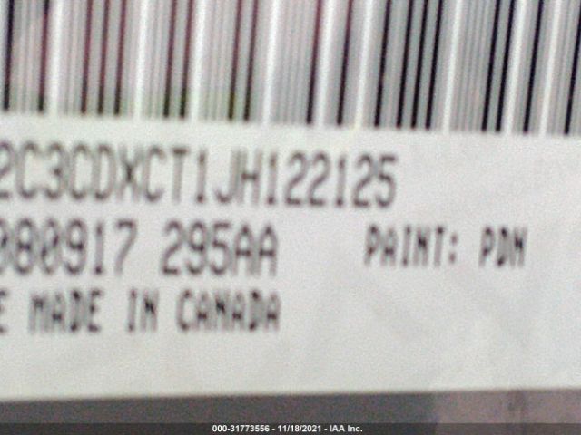2C3CDXCT1JH122125 Dodge CHARGER R/T