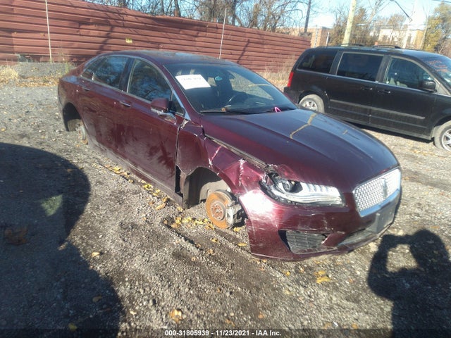Lincoln MKZ SELECT 2017 3LN6L5C9XHR664919 головне зображення