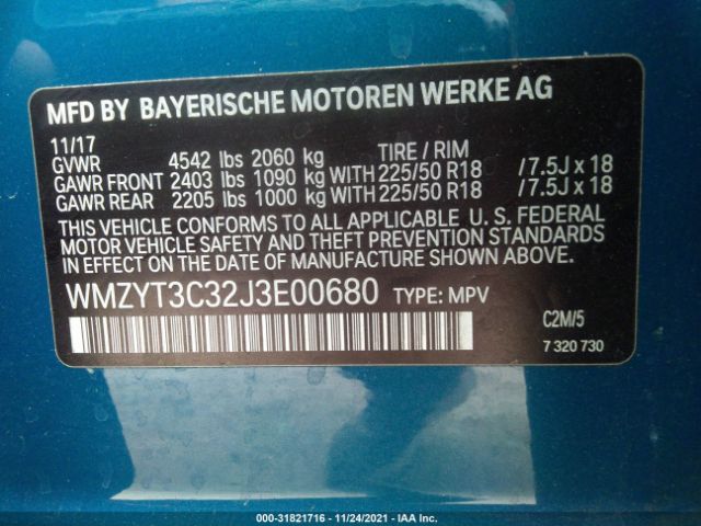 WMZYT3C32J3E00680 Mini Countryman Cooper S