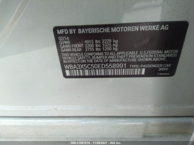 WBA3X5C50ED558991 BMW 3 Series Gran Turismo 328i Xdrive