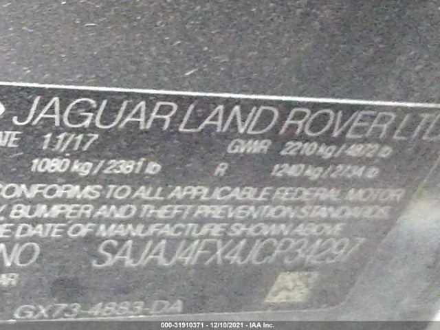 2018 Jaguar XE, VIN: SAJAJ4FX4JCP34297