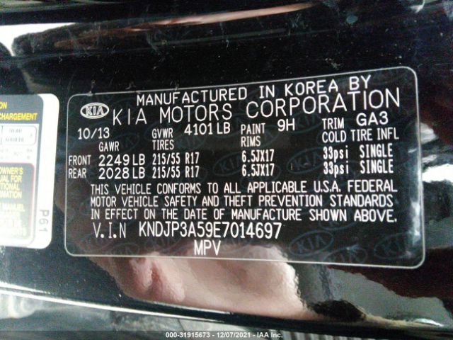KNDJP3A59E7014697 KIA SOUL +