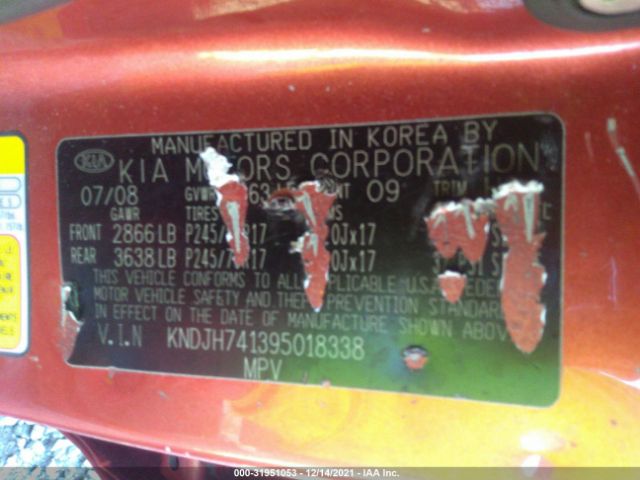 KNDJH741395018338 KIA Borrego Ex
