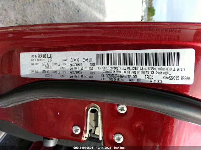3C6RR6KT4HG645742 RAM 1500 Express