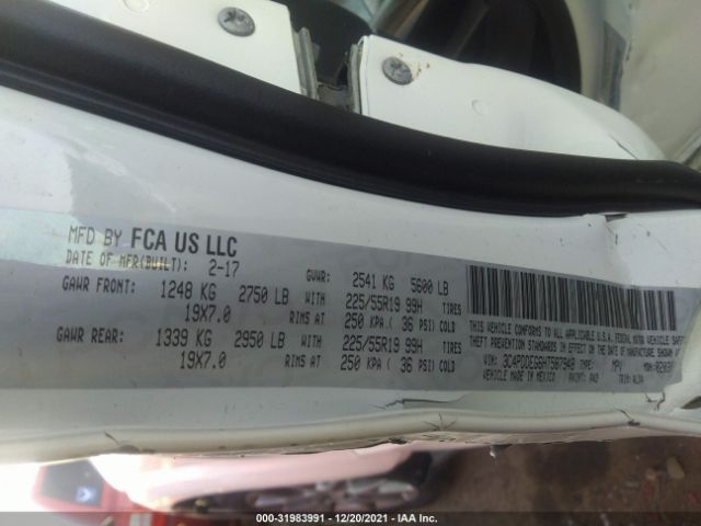 3C4PDDEG6HT587948 Dodge JOURNEY GT