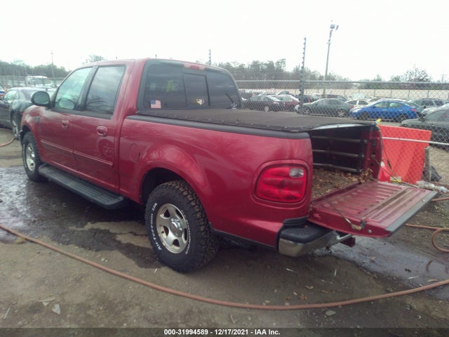 2002 FORD F-150 XLT VIN: 1FTRW07692KD39606
