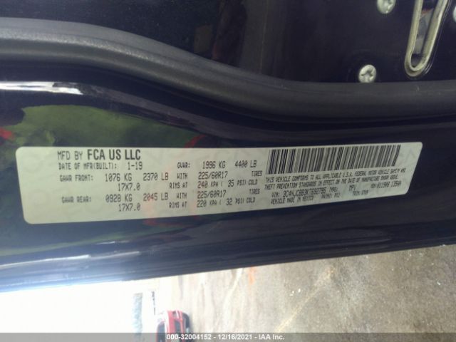 3C4NJCBB3KT692795 Jeep Compass Latitude