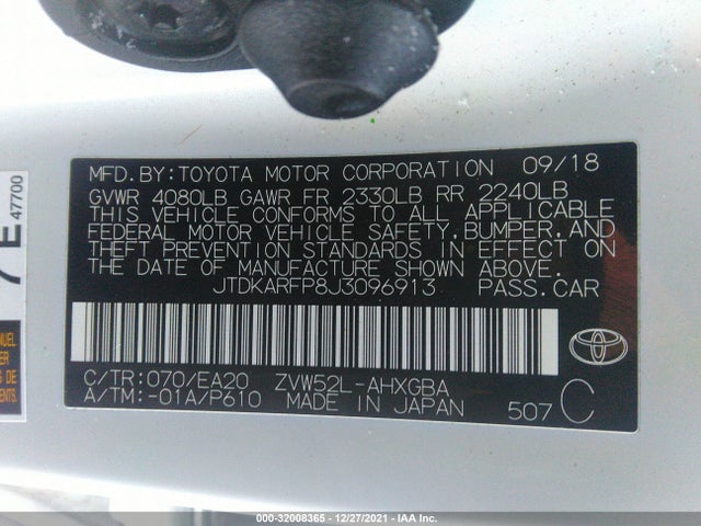 Toyota Prius Prime Plus/premium/advanced 2018 JTDKARFP8J3096913 Image 11