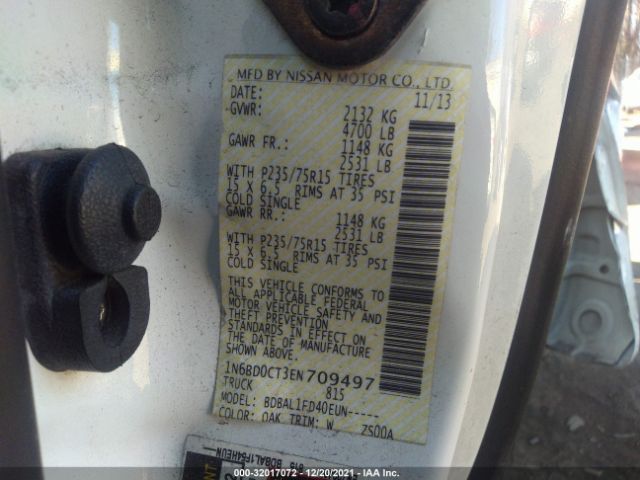 1N6BD0CT3EN709497 Nissan Frontier