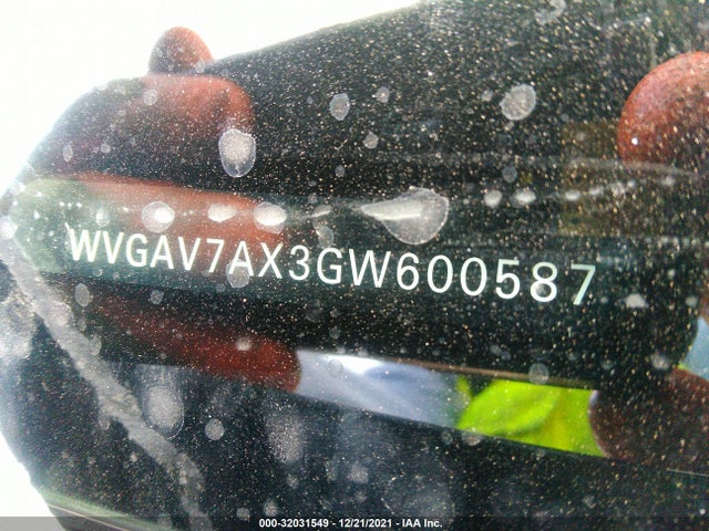 WVGAV7AX3GW600587 Volkswagen TIGUAN S