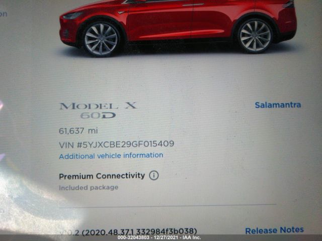 2016 TESLA MODEL X 5YJXCBE29GF015409 Photo 6